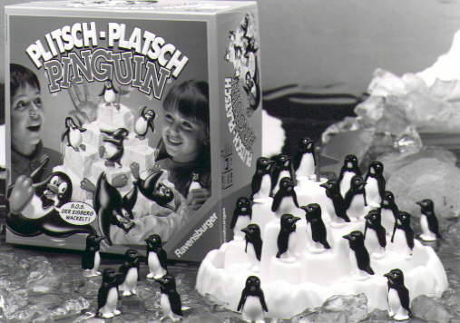 Plitsch Platsch Pinguin-Pressefoto